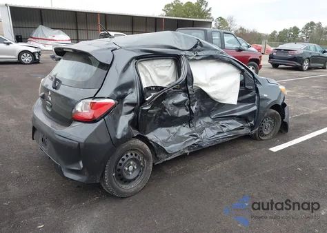 2024 Mitsubishi Mirage Es/Le from USA, damaged, VIN ML32AUHJXRH010207